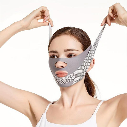 V-shaped Face Skin Care Belt, Breathable Facial Mask for Improving Skin Elasticity, Facial Skin Care Tool for Women