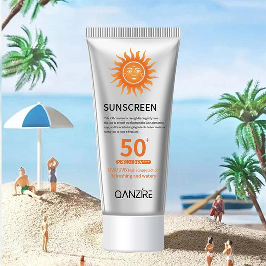 50g Waterproof Face Skin Care Cream, Sweatproof Sun Care Lotion for Face & Body, Hydrating Facial Moisturizer, Daily Skincare Product