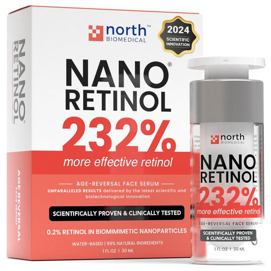 NANORETINOL, the Retinol Serum 232% more Effective than Ordinary Retinol - Encapsulated Nano Retinol for Face & Eyes - Anti-Aging & Dark Spot Remover, Skincare Repair Cream for Night