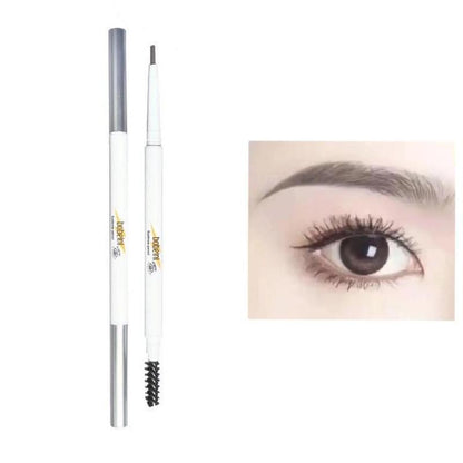 Double-ended Eyebrow Pencil, 1 Count Waterproof Long Lasting Eyebrow Pencils, Eye Makeup Products for Beginners