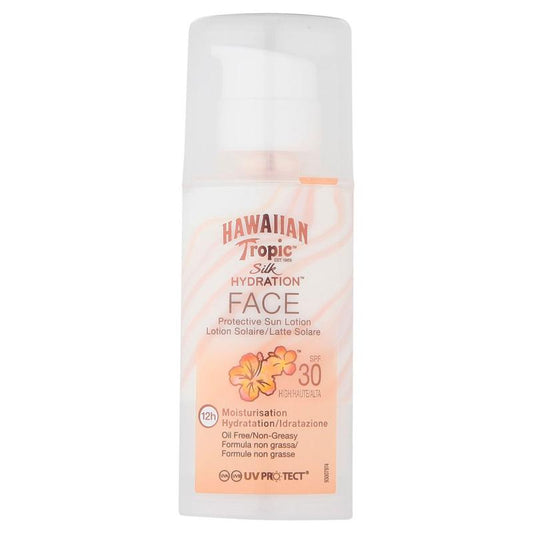 Hawaiian Tropic - Silk Hydration Face Sun Lotion SPF30 (50ml)