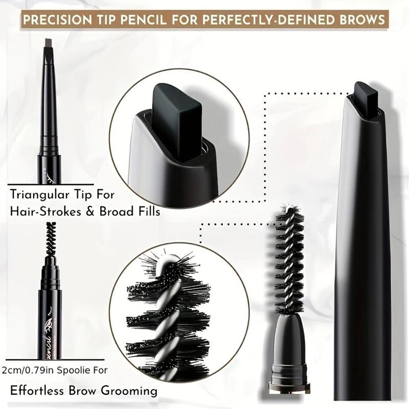 Eyebrow Pencil, 1 Count Waterproof Long Lasting Eyebrow Pencil, Natural Brow Styling Pen