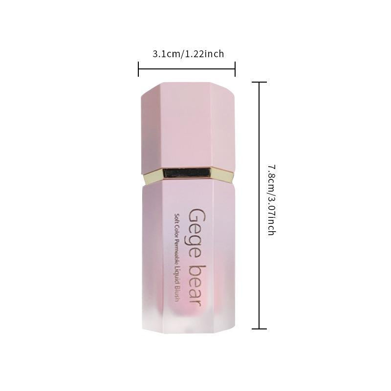 Soft Liquid Blush, Long Lasting Liquid Blusher, Smudge-Proof Natural Look Blush for Daily Makeup, Lightweight Blush for All Skins