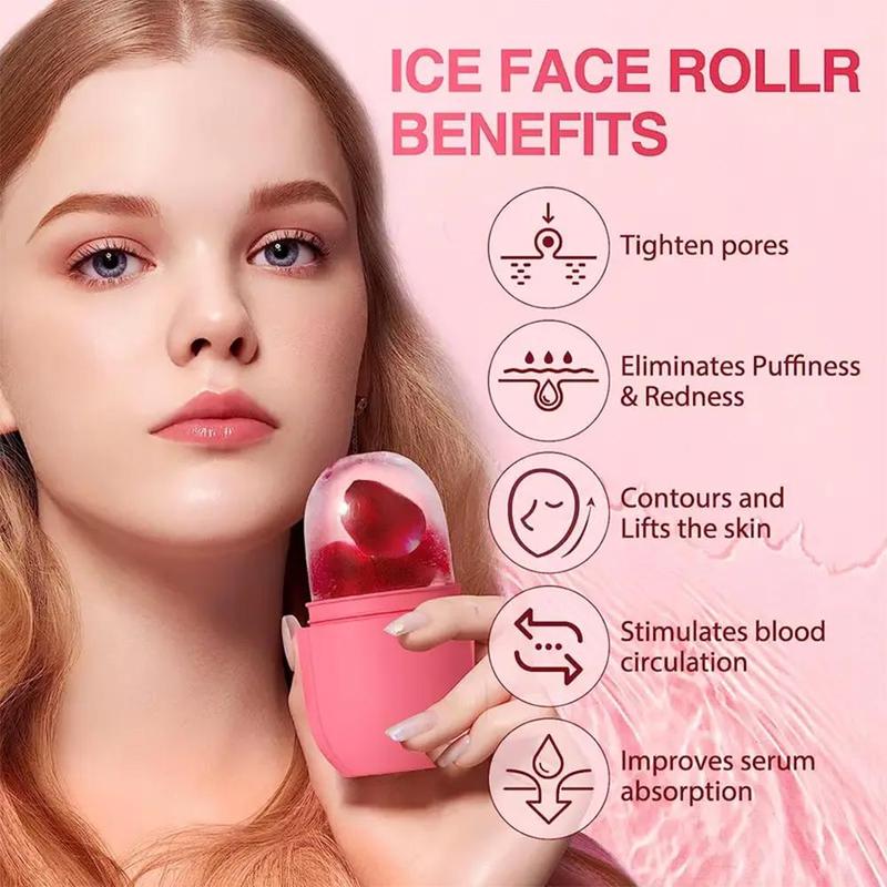 Comfort Skincare Ice Roller for Face & Eye, 1 Count Face Ice Cube Mold, Ice Face Roller for Skin Care, Face Massage Ice Mold, Ice Cube Tray