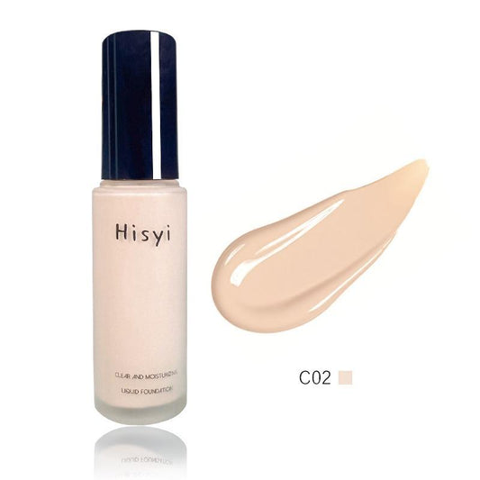 Long Lasting Moisturizing Full Coverage Liquid Foundation, Oil Control Concealer, Flawless Makeup Cream, Lightweight Makeup Base Primer