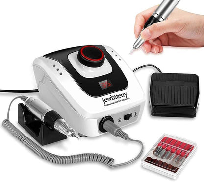 35000 RPM Professional Nail Drill Machine, Portable Electric Efile Drill for Shaping, Buffing, Removing Acrylic Nails, Gel Nails Manicure Pedicure Kit