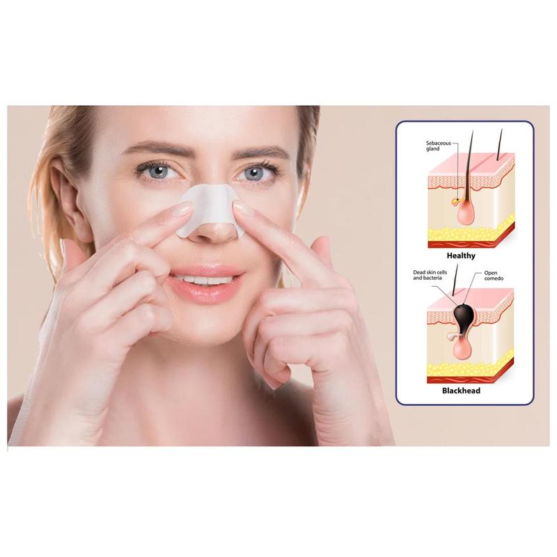 Nasal Blackhead Removal Patch, 6pcs/box Nose Cleaning Strips, Nose Treatment for Women & Men