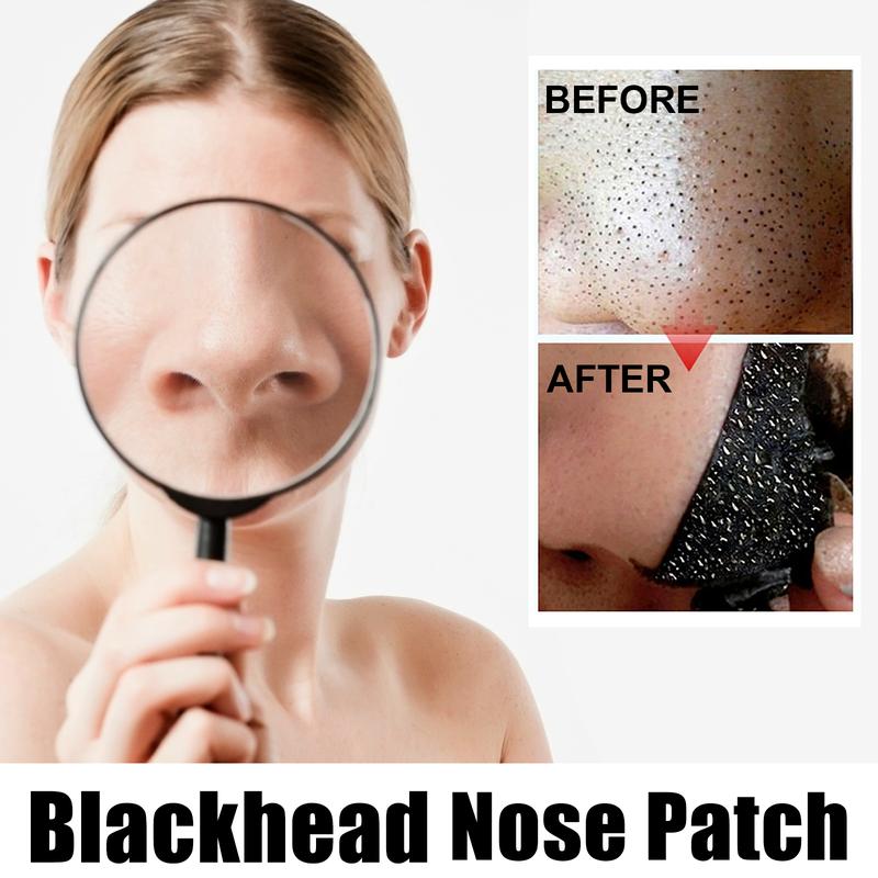 [Flash Sales 50%OFF]Back To School,EELHOE Black Pig Nose Patch Bamboo Charcoal Blackhead Acne Peeling Nose Mask black girl