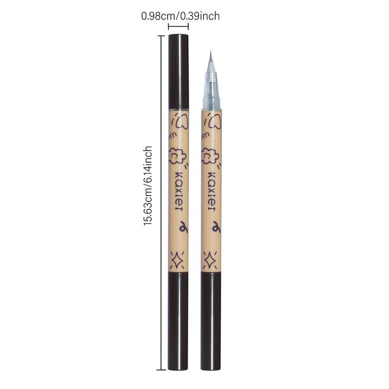 Double-ended Makeup Eyebrow Pencil, 1 Count Long Lasting Eyebrow Pencil, Brow Styling Pen, Brow Shading & Filling Pencil, Eye Brow Makeup Tool, Brow Filling Pen