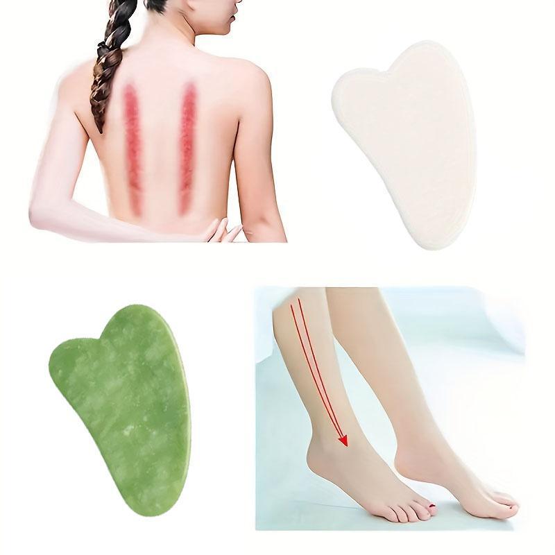 Manual Face Massage Tool, 2pcs/set Face Roller & Gua Sha Board, Facial Massaging Tool, Skin Care Products