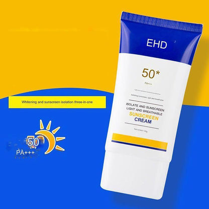 EHD Sunscreen, EHD Sunscreen 50, Sunscreen for Face, Non Comedogenic Face Sunscreen, Non Greasy Sunscreen, Best Sunscreen for Face Women, Water Resistant (3Pcs) (1pc) Facial Skincare Facial Skincare Comfort Skin Repair