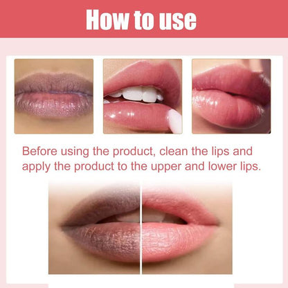 Lips Pink Fresh Fast Lightening Bleaching Cream Balm Treatment Remove Dark Lips Lip Cream Lip Lightening Brightener for Dark Lips to Restore Hydrate Plump Dry Chapped Lips for Smoker (1pc)