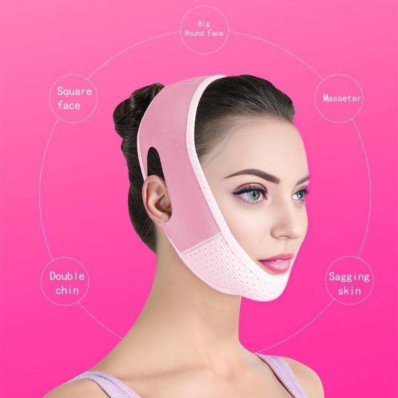 Double Chin Shaper, V Line Face Lifting Mask, Face Slimming Strap, Chin Band, Trending Products, Summer Gift, Mouth Breather Jaw, Summer Skincare Tool