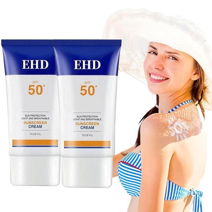 EHD Sunscreen, EHD Sunscreen 50, Sunscreen for Face, Non Comedogenic Face Sunscreen, Non Greasy Sunscreen, Best Sunscreen for Face Women, Water Resistant (3Pcs) (1pc) Facial Skincare Facial Skincare Comfort Skin Repair