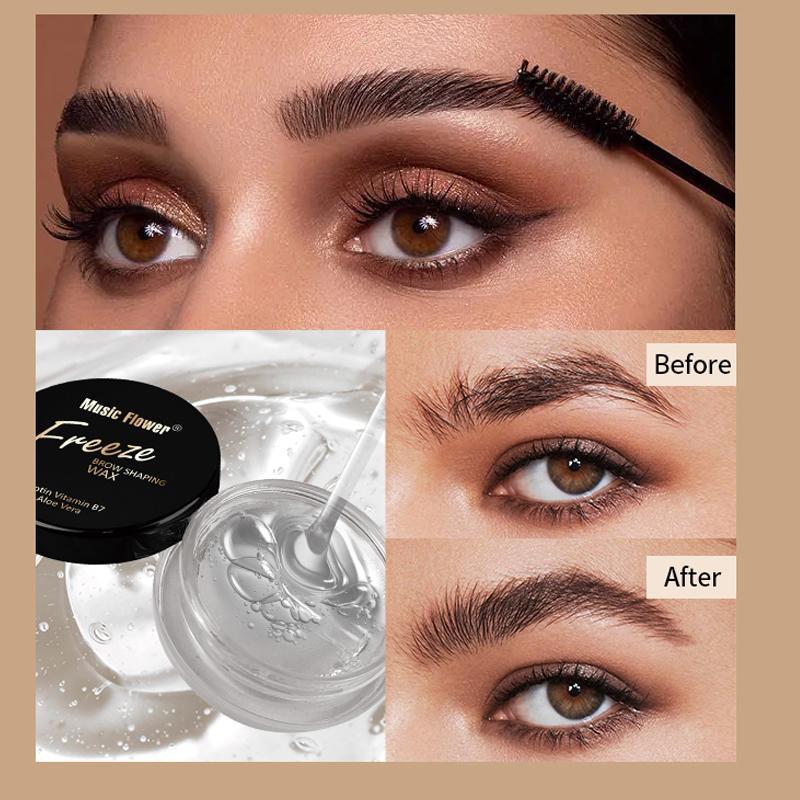 1/2/3pcs Transparent Eyebrow Gel, Brow Shaping Wax, Brow Styling Primer, Eye Brow Makeup Product