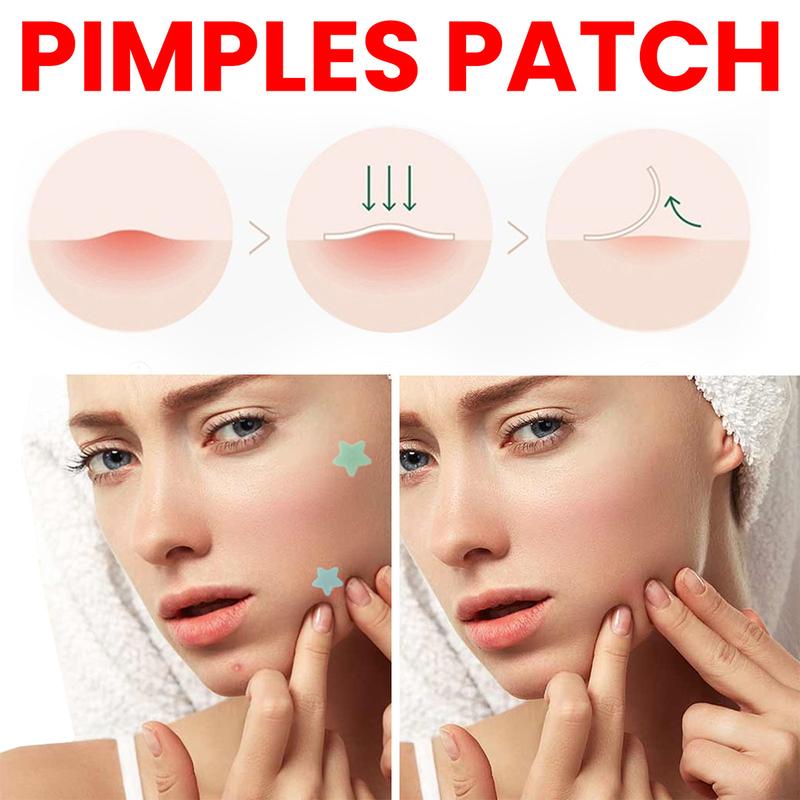 Pimple Patches for Face,star pimple patches, pimple patches stars  ,Colorful Spot Stickers with Tea Tree, Salicylic Acid & Cica Oil| 3 Sizes (10mm, 12mm & 14mm) |200 Count