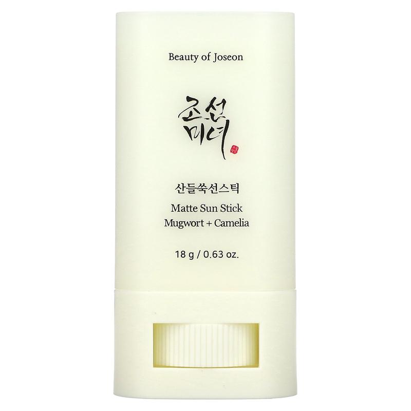 Beauty of Joseon Matte Sun Stick, Mugwort & Camelia, SPF50+ PA++++, 0.63 oz (18 g)