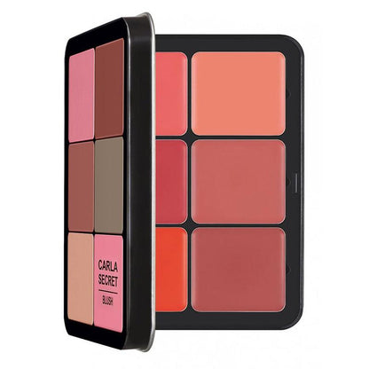 12 Colors Long Lasting Makeup Blush Palette, Smooth Blush Powder, Conchita Blush Palette, Natural Look Shadow Makeup Blush Palettes, Cheeks Contour Blush Pressed Powder