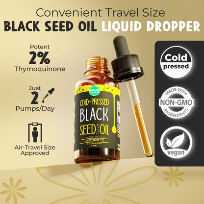 MAJU Black Seed Oil Liquid Dropper (2oz) Serums Skincare Skin Repair Comfort