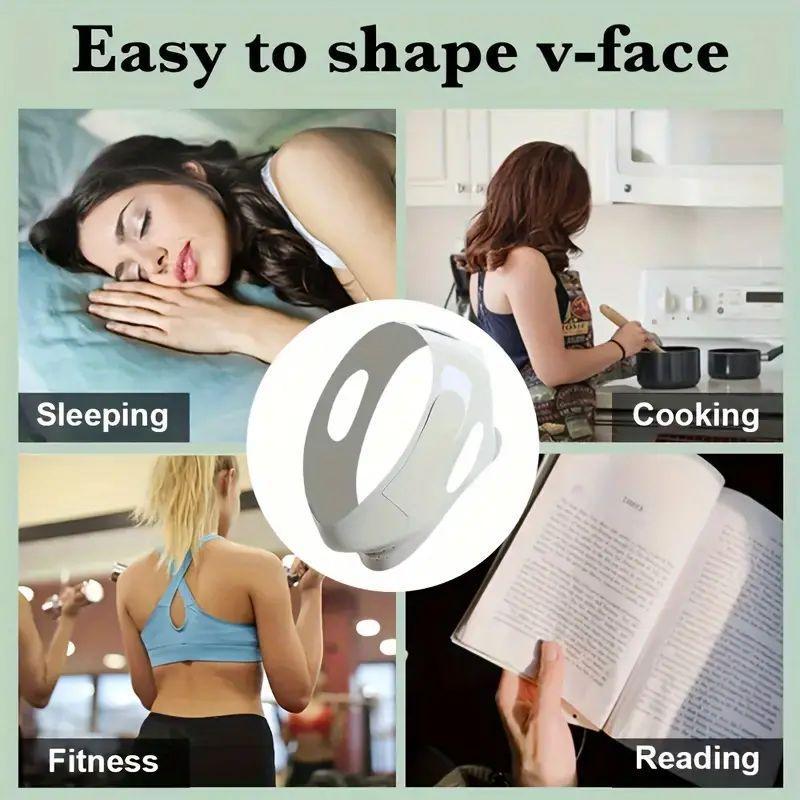 Face Muscle Training Tool, 2 Counts/set Face Muscle Trainer & Breathable Sleeping Face Mask, Facial Skin Lifting Accessories for Women & Men