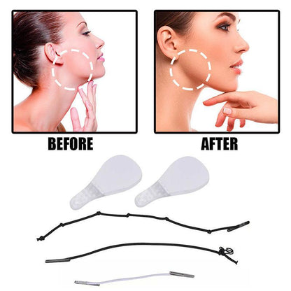 40pcs Face Lifting Sticker & 3pcs Rope Set, V-shaped Face Lifting Strap, Face Lifting Sticker for Women