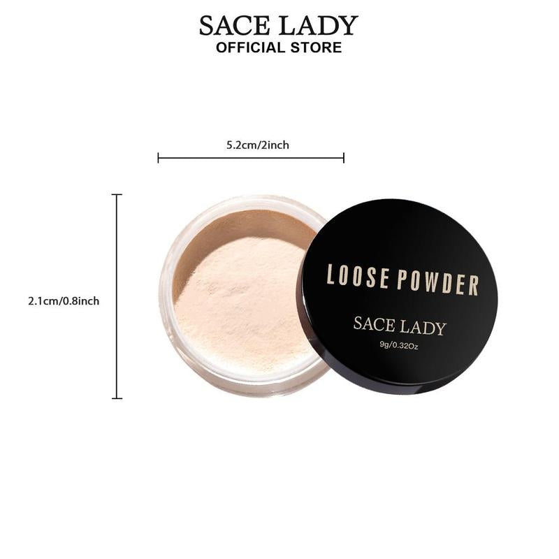 Powder Foundation, Long-wearing Oil Control Matte Powder, Matte Long-lasting Smooth Loose Setting Powder