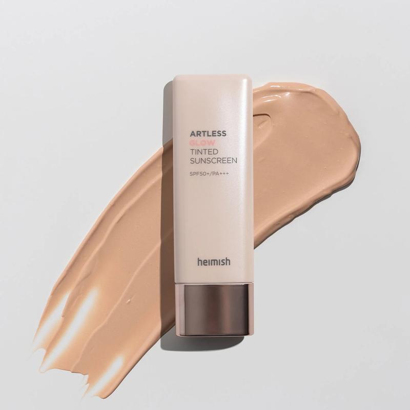 [heimish] Artless Glow Tinted Sunscreen Shine Beige SPF50+ PA+++ 40ml, , All-In-One Make up sunscreen, UV Protection, Make Up Base, Tone up, moisture Facial cream, Korean Beauty