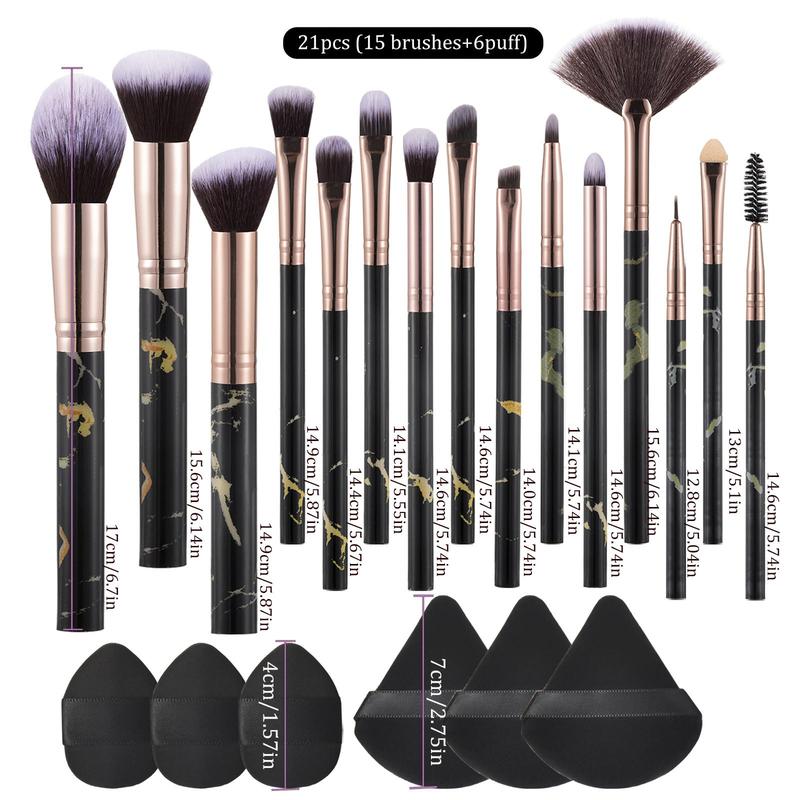 Comfort Makeup Brush and Sponge Set, 32pcs Makeup Brushes & Beauty Sponges & Cosmetic?Powder Puffs Set, Professional Beauty Enhancement Tools for Novices and Beginners, Summer Gift