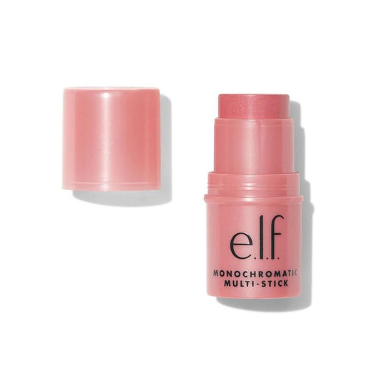 e.l.f. Monochromatic Multi Stick, Luxuriously Creamy & Blendable Color, For Eyes, Lips & Cheeks, Dazzling Peony, 0.17 oz (5 g) Blush Lightweight