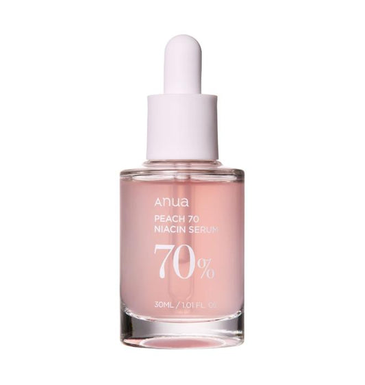 [Anua Official Shop] Peach 70 Niacinamide Serum for Brightening 1.01 fl. oz. (30ml) £üPink serum for Radiant & Smooth Skin, Skin Repair