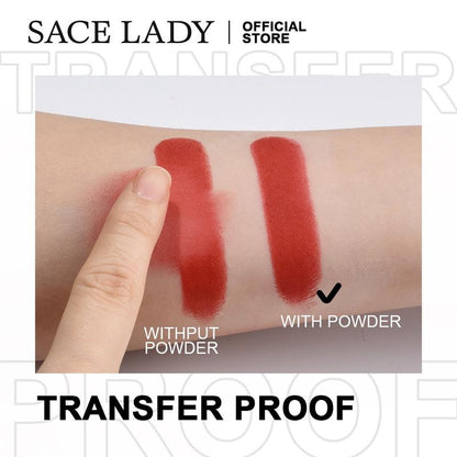 SACE LADY Oil-Control Face Powder Matte Waterproof Long-lasting Smooth Loose Setting Powder Makeup