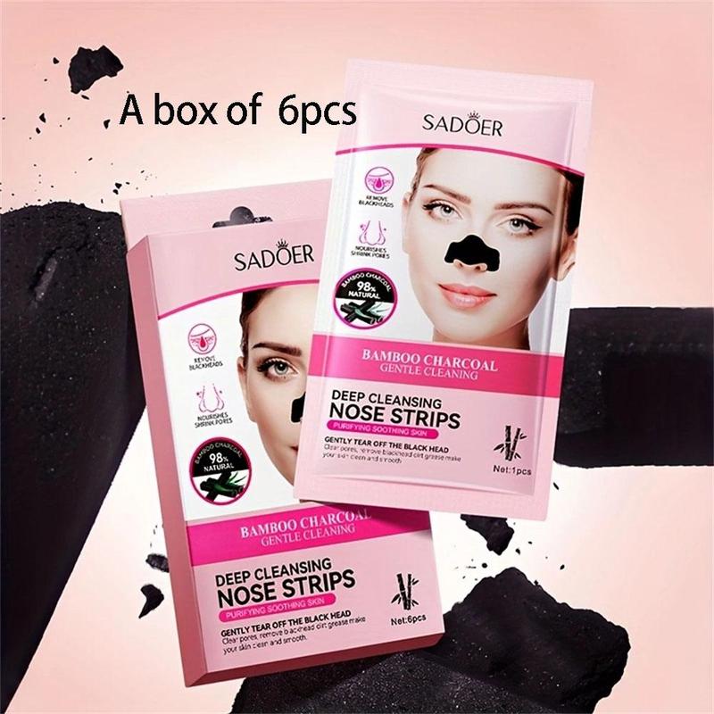 6pcs Blackhead Remover Strip, Blackhead Remover Patches, Deep Cleansing Nose Strip