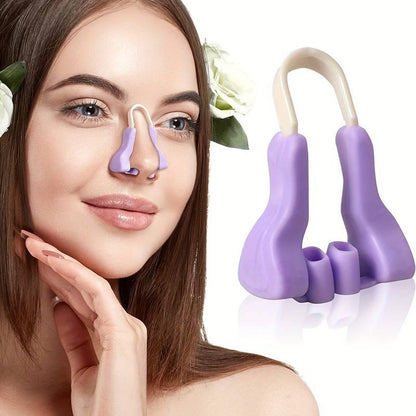 U-shaped Nose Clip, Nose Wing, Nose Stiffener, Nose Clip, Nose Bridge Trainer, Nasal Decongestant Tool, Portable Nose Shaper for Women, Girls, Men, Unisex, Daily Nose Care Products