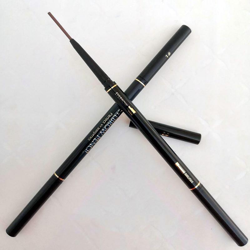 Long Lasting Eyebrow Pencil, 1/3 Counts Double Headed Eyebrow Pencil, Waterproof Eyebrow Pencil with Eyebrow Brush, Beauty Cosmetic