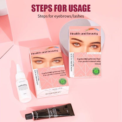 Eyebrow Tint, Waterproof Long Lasting Eyebrow Coloring Cream, Eyebrow Makeup Tool for Women