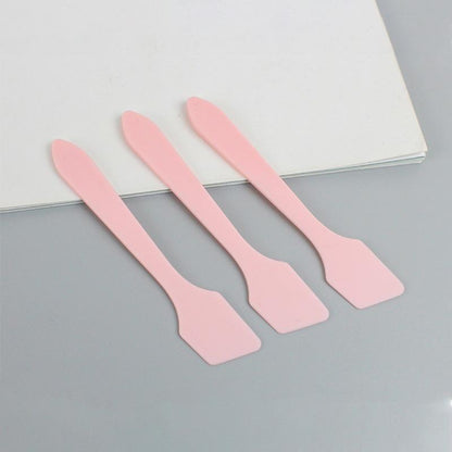 10pcs Face Mask Scraper, Blending Brush, Plastic Beauty Tool For Home & Beauty Salon Use