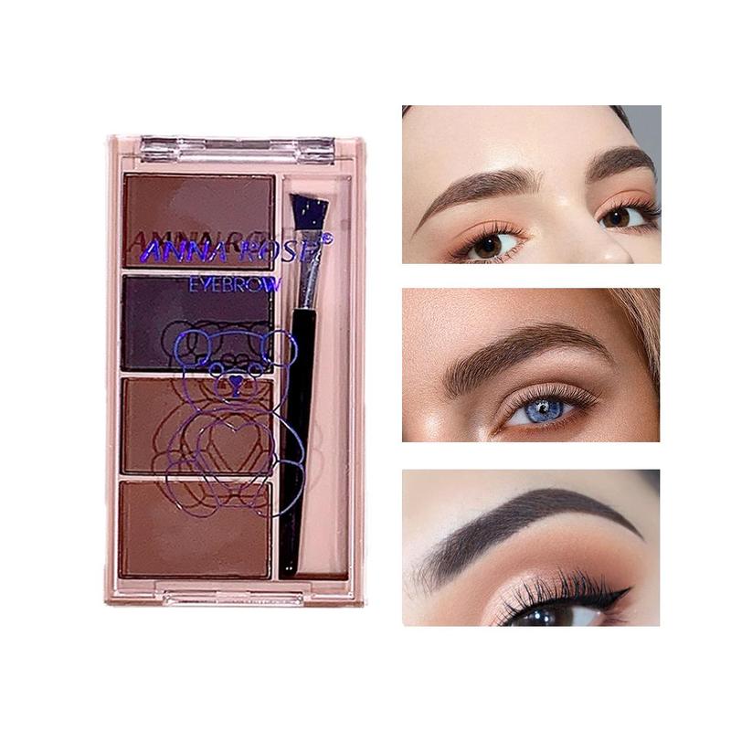 4 Color Eyebrow Powder, Waterproof Long Lasting Eyebrow Powder, Smudge Proof Eye Brow Powder For Women