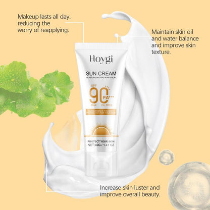 Sun Cream, Gentle and Non-irritating Sunscreen, Refreshing and Non-sticky Moisturizing Sun Care Cream, Sun Care Product for Outdoor