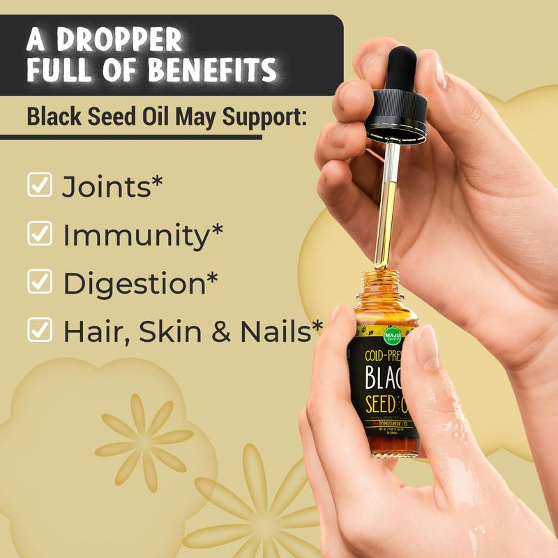 MAJU Black Seed Oil Liquid Dropper (2oz) Serums Skincare Skin Repair Comfort