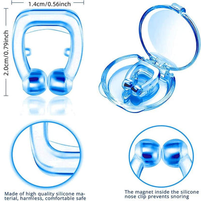 Anti Snoring Nose Clip, Comfortable and Effective Nose Clip to Stop Snoring, Silicone Anti Snoring Nose Clip, Snoring Solution