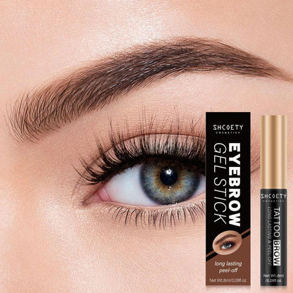 Long Lasting Peel Off Eyebrow Tinted Gel, 3 Counts/set Waterproof Smudge Proof  Eyebrow Coloring Gel, Brow Shading and Filling Gel, Eye Makeup Accessories