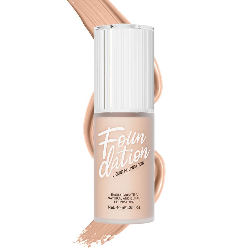 HelloKiss Liquid Foundation Full Coverage Matte Finish Concealer Makeup