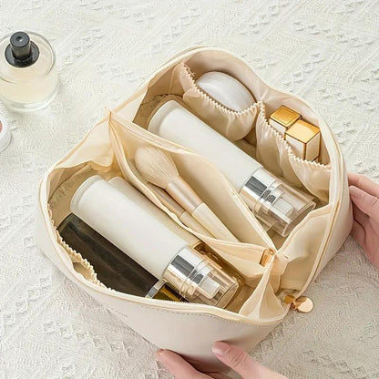 Minimalist Portable Makeup Bag, Summer Large Capacity Cosmetic Storage Bag, Zipper Makeup Organizer Pouch, Versatile Storage Bag