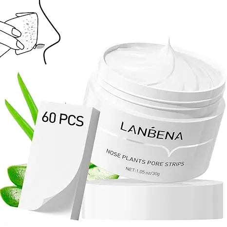 Hot selling LANBENA blackhead removal patch, deep cleansing nose patch, facial blackhead removal magic tool