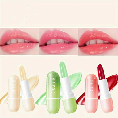 3 Color Changing Lipstick, 3 Counts Moisturizing Lipstick, Female Lip Care Products, Nourishing and Refreshing Lipstick, Lip Care Products, Moisturizing Lips, Lip Makeup Suitable for All Occasions