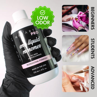 Low Odor EMA Liquid Monomer for Professional Nail Techs and Beginner Nail Techs