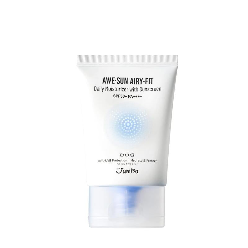 [Jumiso] Awe-Sun Airy-fit Daily Moisturizer with Sunscreen SPF 50ml, Lightweight Sunscreen Moisturizer, Airy-fit Moisturizer, Broad Spectrum SPF Protection, Hydrating Sunscreen