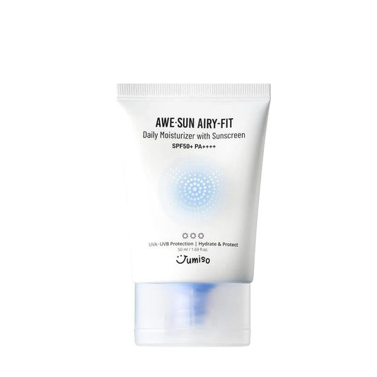 [Jumiso] Awe-Sun Airy-fit Daily Moisturizer with Sunscreen SPF 50ml, Lightweight Sunscreen Moisturizer, Airy-fit Moisturizer, Broad Spectrum SPF Protection, Hydrating Sunscreen