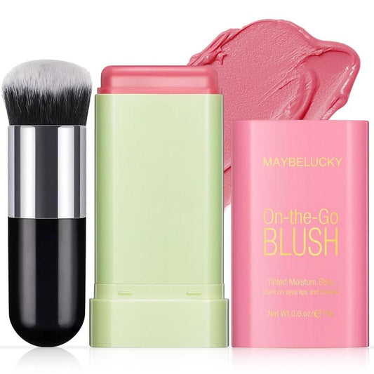 Multi-Use Makeup Blush Stick for Eyes Lips Face