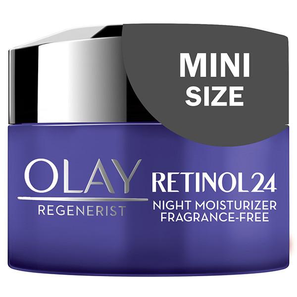 Olay Retinol24 Night Face Moisturizer, Trial Size Fragrance Free